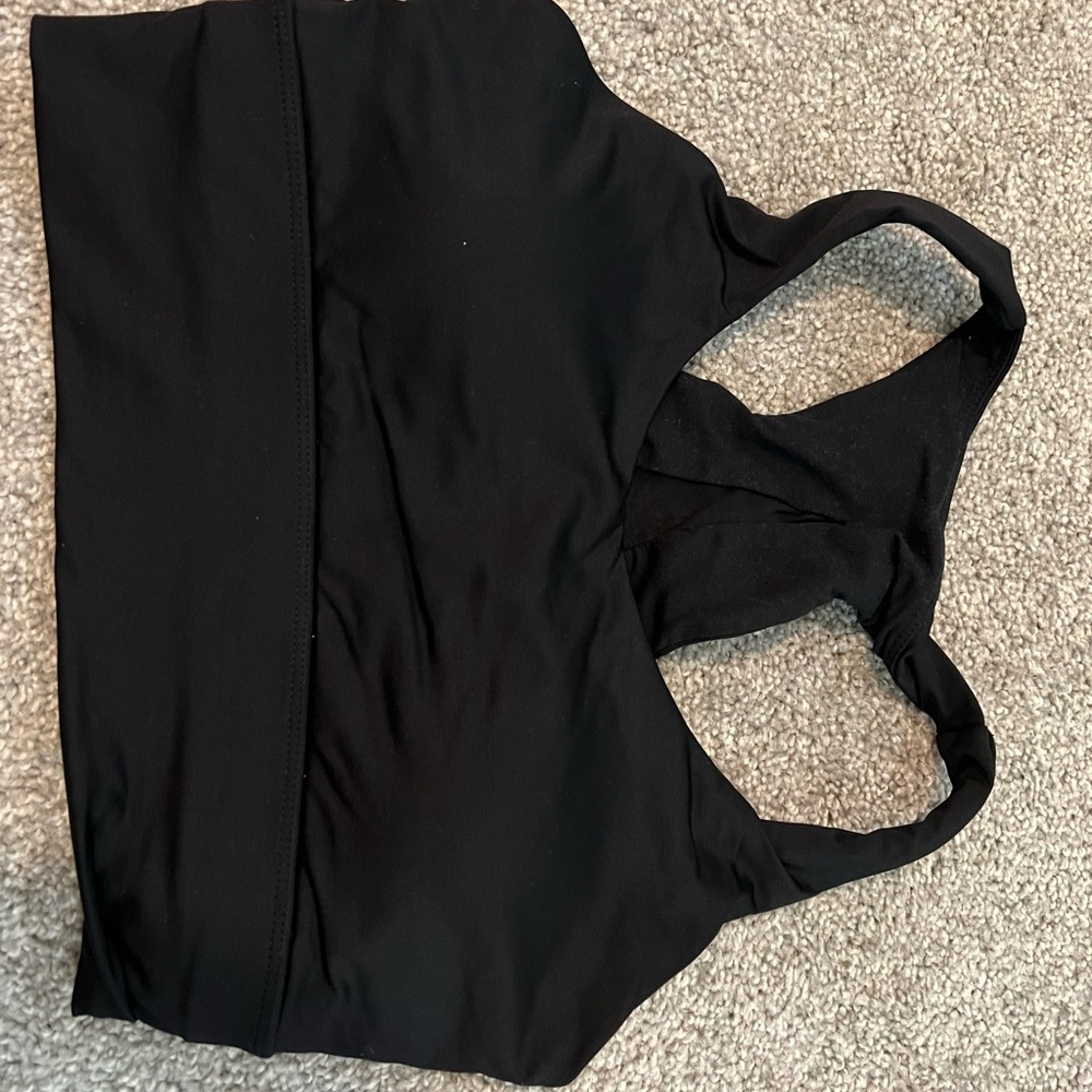 Black Longline Sportsbra